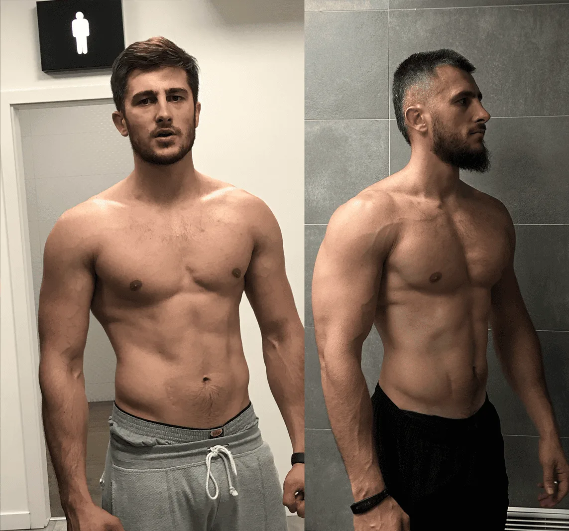 Male Fitonomy member before and after comparison 3